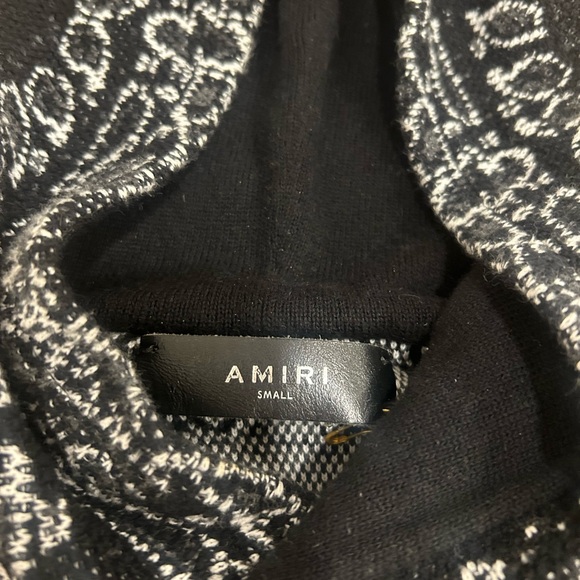 Amiri sweater size small bandana sweater - Picture 2 of 2